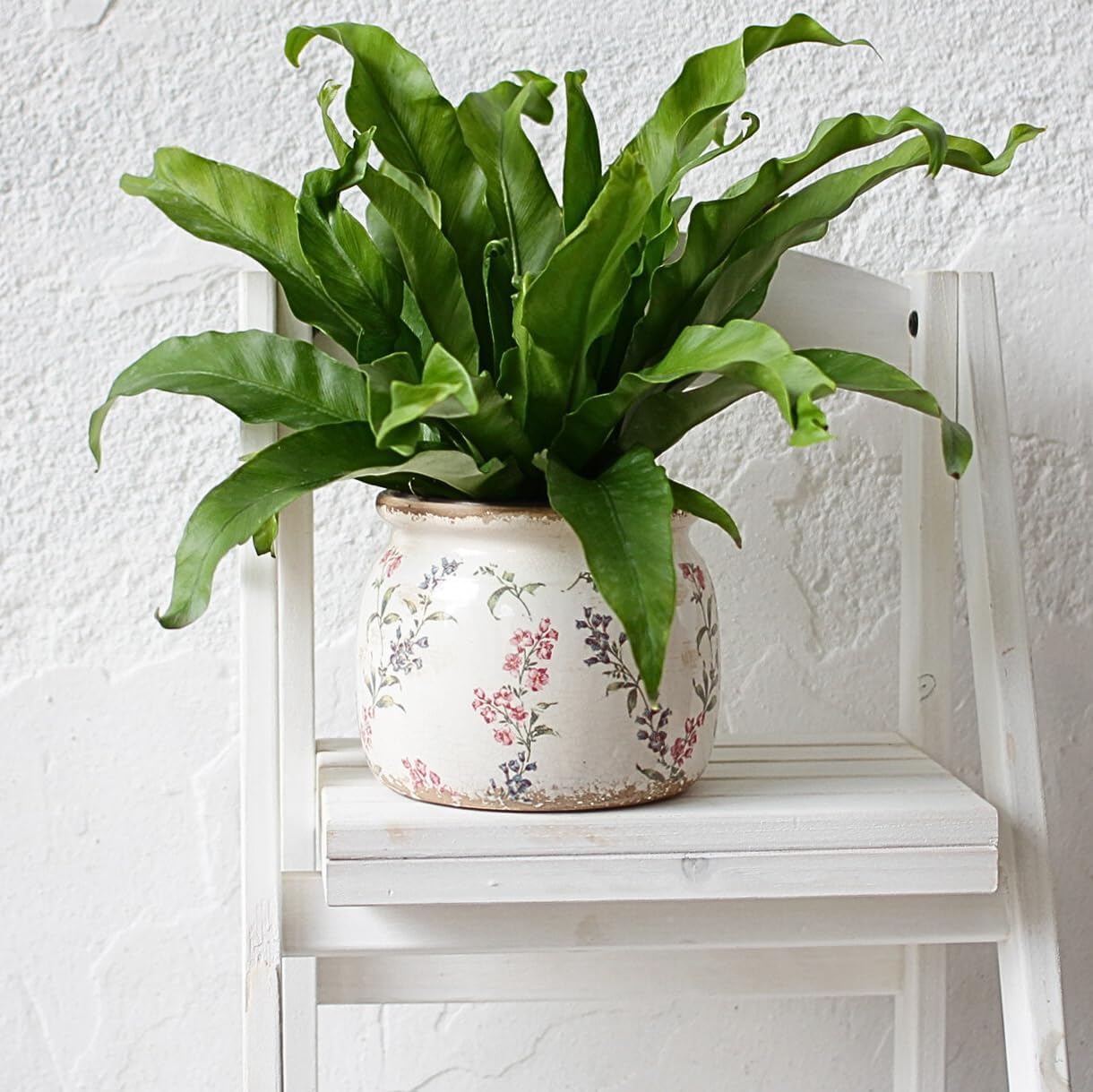 Ceramic Planters for Indoor Plants, Plant Pots with Drainage Hole, 6.29in. Flower Pots Ceramic Vase, Vintage Planters & Flower Vase, Planter Vase Plant Pots, Purple Red