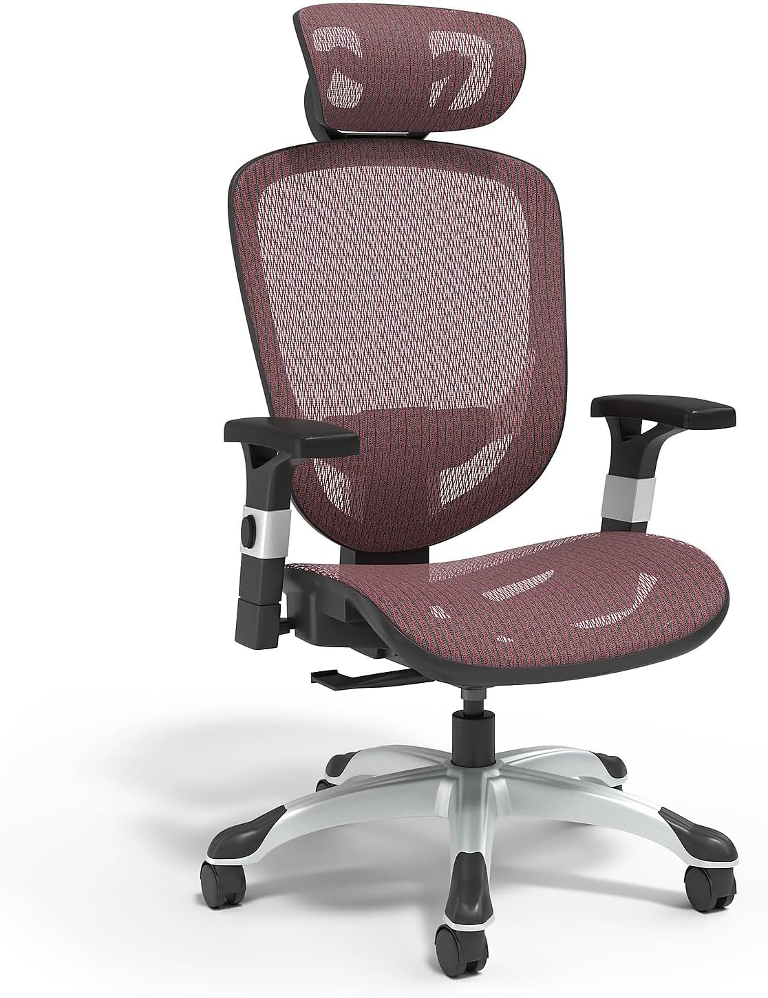Staples Hyken Ergonomic Swivel Task Chair, Adjustable Office Chair with Breathable Mesh and Lumbar Support, Perfect for Home and Office, Black