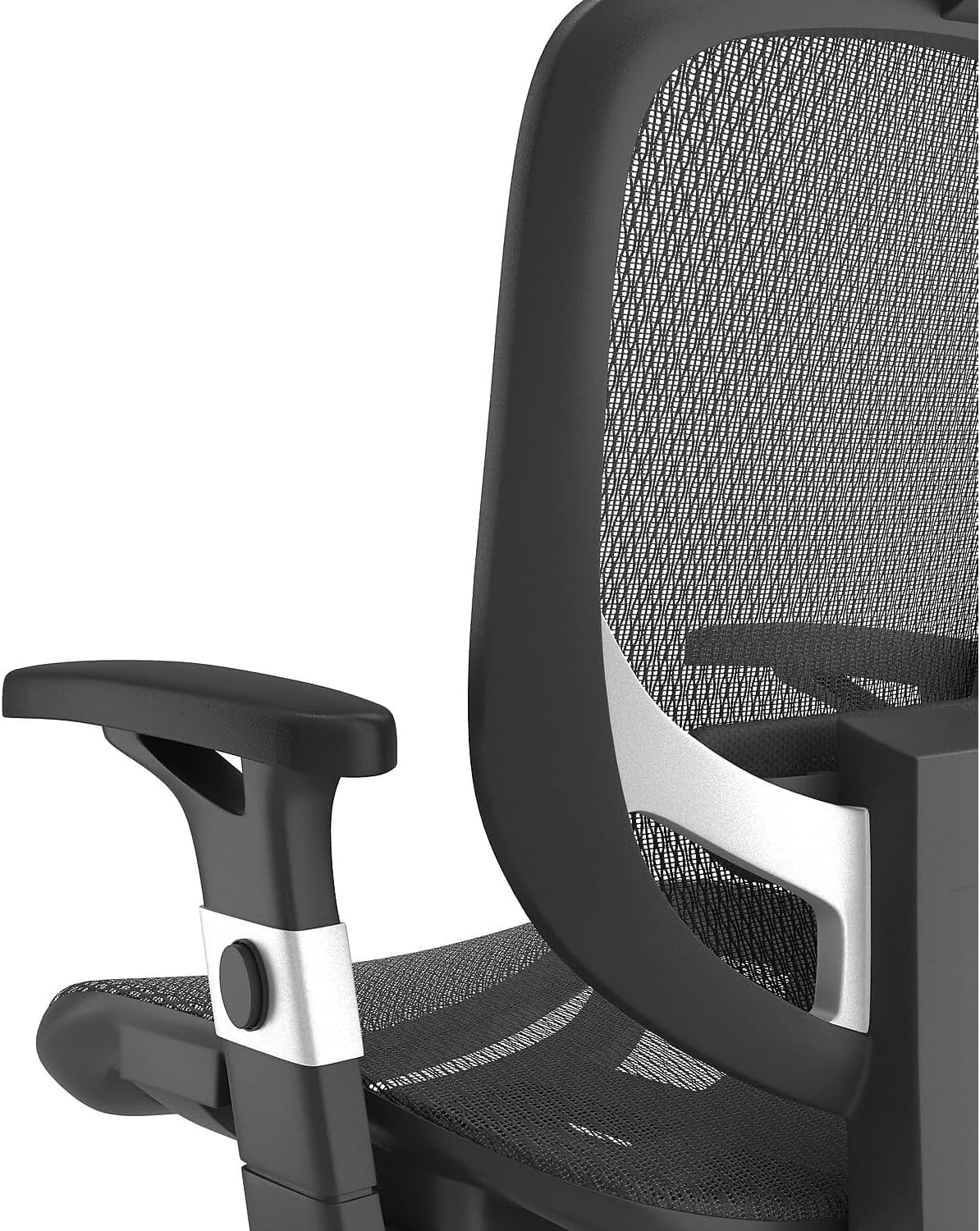Staples Hyken Ergonomic Swivel Task Chair, Adjustable Office Chair with Breathable Mesh and Lumbar Support, Perfect for Home and Office, Black